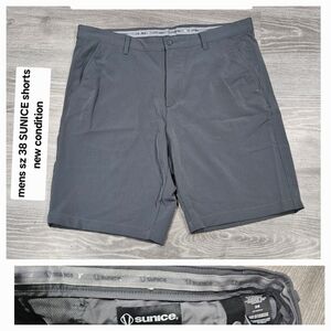 Sunice Gray Flat Front Shorts for Casual Wear
